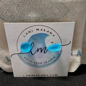3 Pair Earrings Lot Lani Makana Jilzarah Sea Glass Pearl Clay NWT